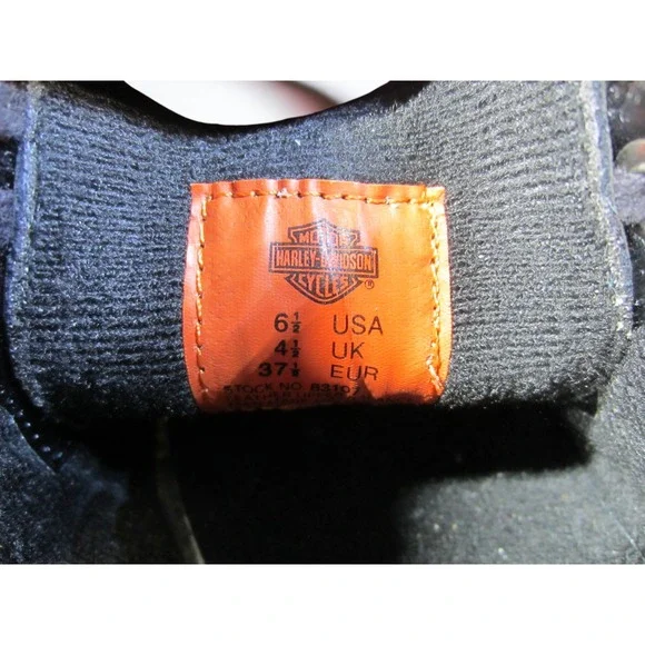 Harley Davidson Chunky Sole Lace Shoes Women's Size 6.5 - Picture 11 of 11